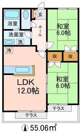 カーサＮ＆Ｔの物件間取画像